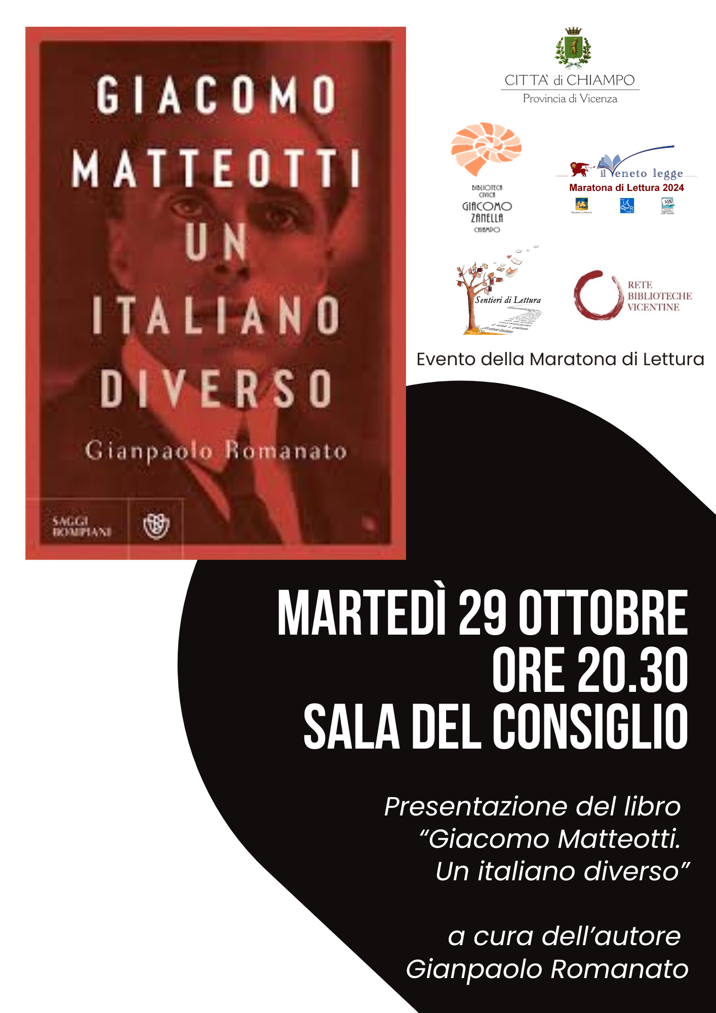 Locandina presentazione libro giacomo Matteotti un italiano diverso (1)