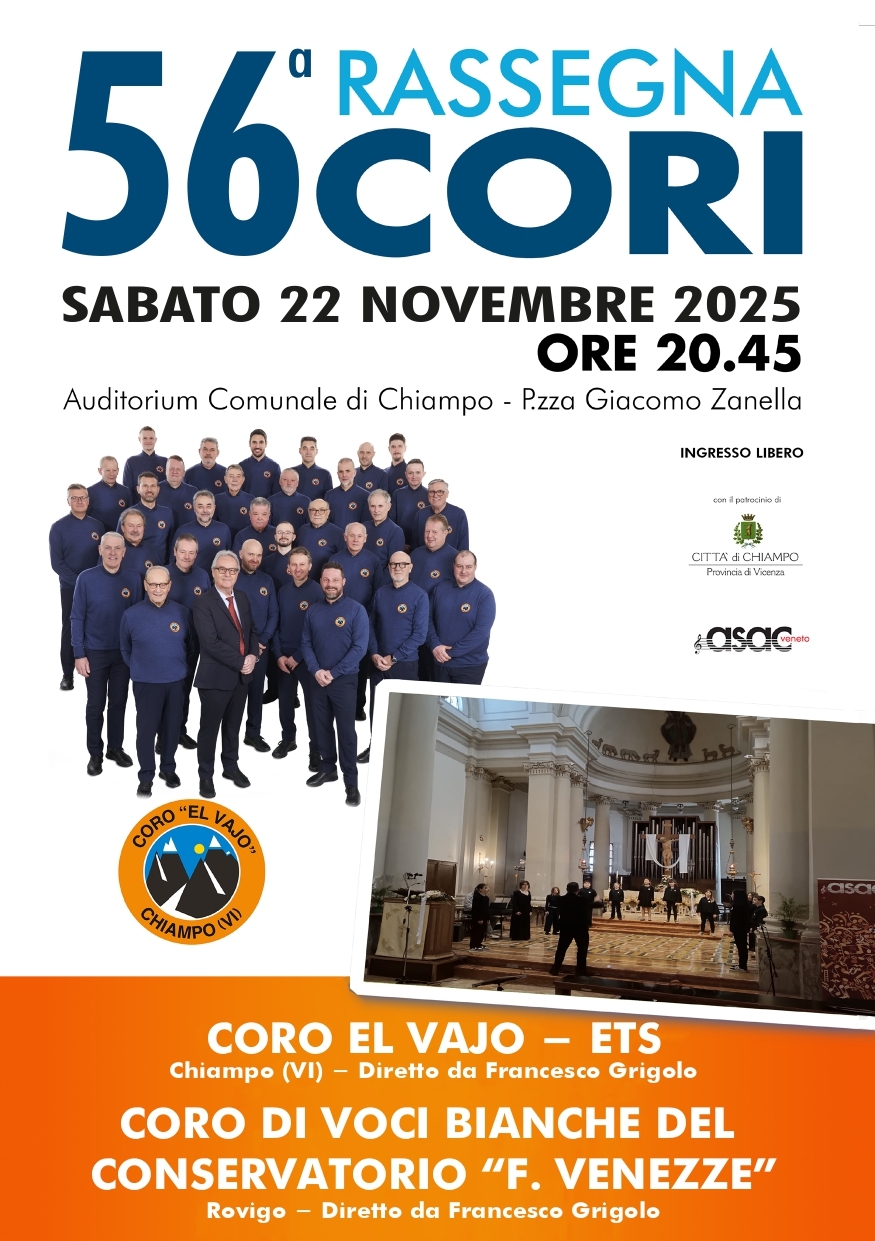 rassegna cori 22 nov
